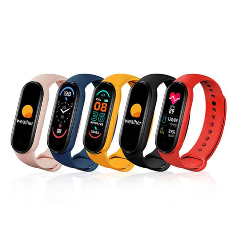 M6 Smart Bracelet Multifunctional Smart Sports Fitness Watch Heart Rate Blood Pressure Health Monitor Pedometer Fitness Tracker