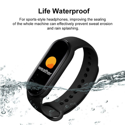 M6 Smart Bracelet Multifunctional Smart Sports Fitness Watch Heart Rate Blood Pressure Health Monitor Pedometer Fitness Tracker